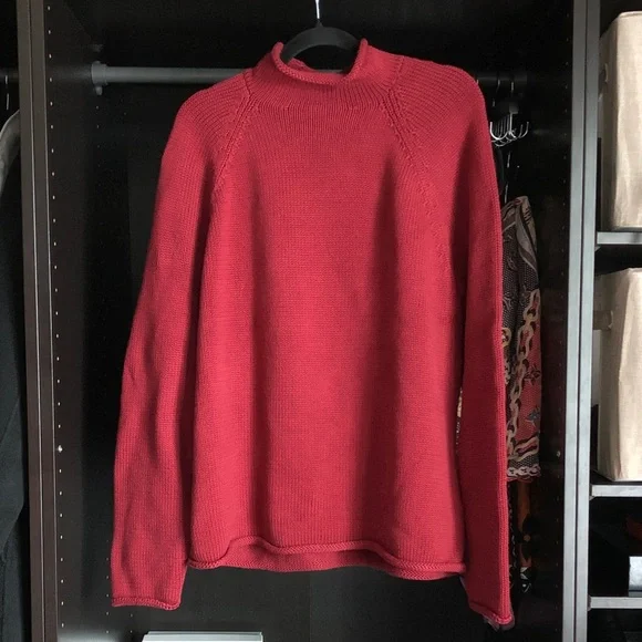 J. Crew 1988 Rollneck- Red Ochre - Picture 1 of 4